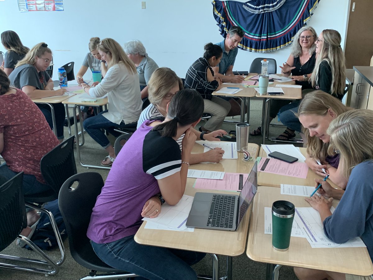 SVVSDMath's tweet image. Our very own @MrsKellyAdd, @ShaunaPolson, and @CCliffordSTEM modeling and engaging participants in cooperative learning structures for the mathematics classroom. #TeachToREACH