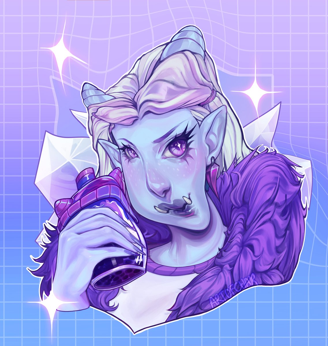 ok but what if us artists start posting our work like this to poison the well....?