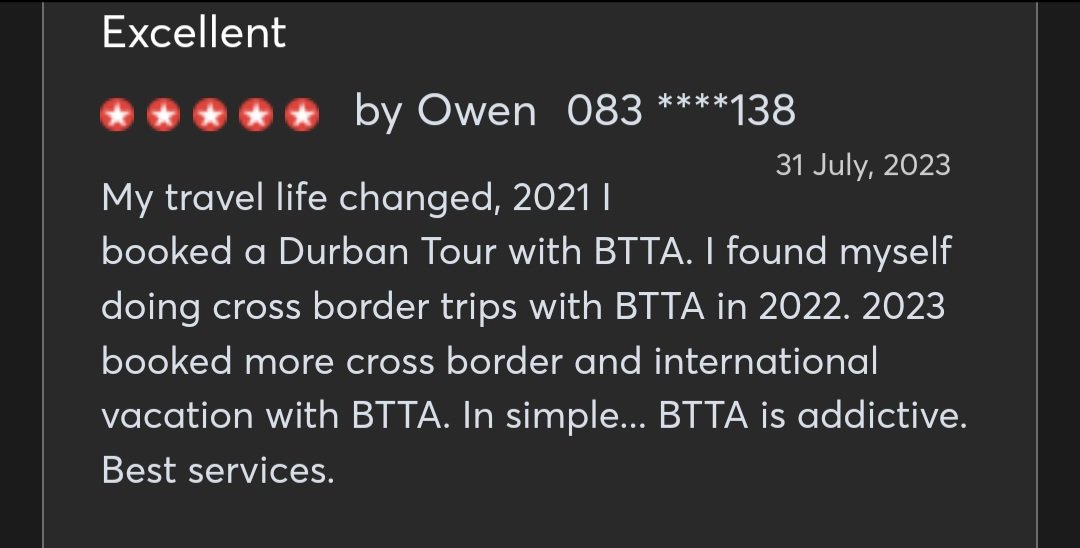 BrianTravelTour's tweet photo. No road is long with good company

For bookings 
📞 065 884 2318 
📧 info@btta.co.za https://t.co/sBHxPmodJ4