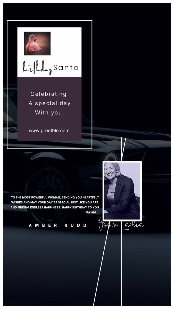 GreetbleLtd's tweet photo. @AmberRuddUK  
HAPPY BIRTHDAY 🎂🥳🎉🎈🎁🎊🍾 TO AMBER RUDD

FROM 
https://t.co/iKm0GcAAlO 
 
https://t.co/JauJt9YlPi
 
#Amberrudd
#Greetble https://t.co/ydlASfsJLM