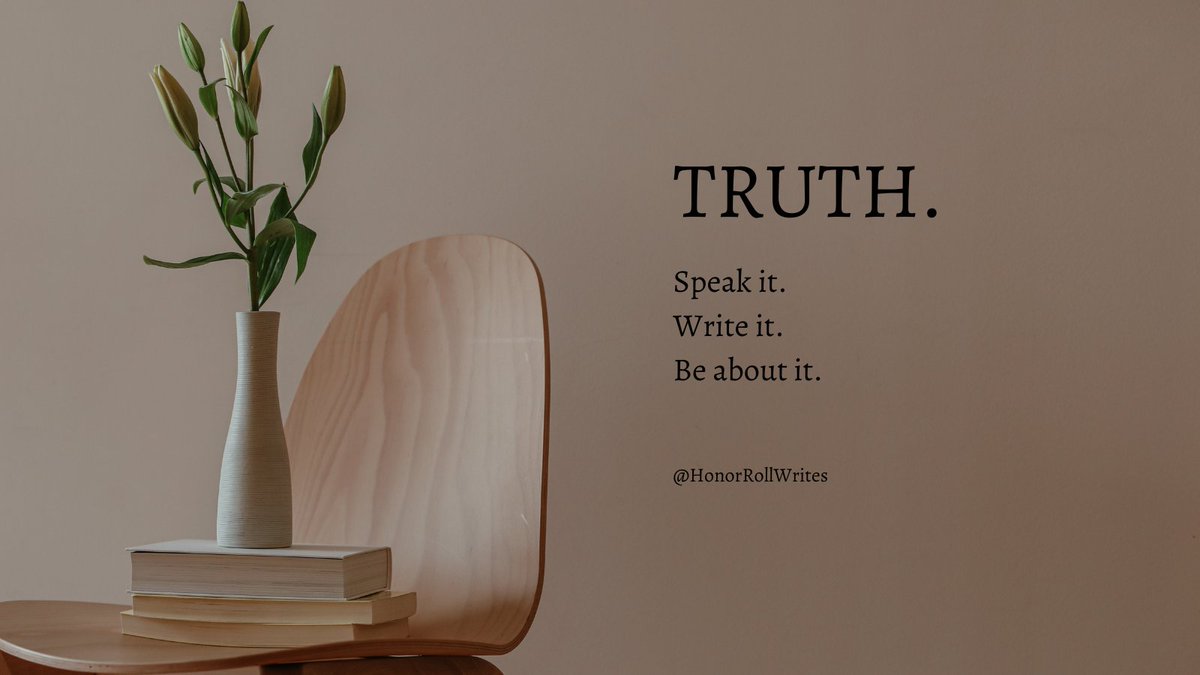 When truth comes to light, be sure to be within its glow.