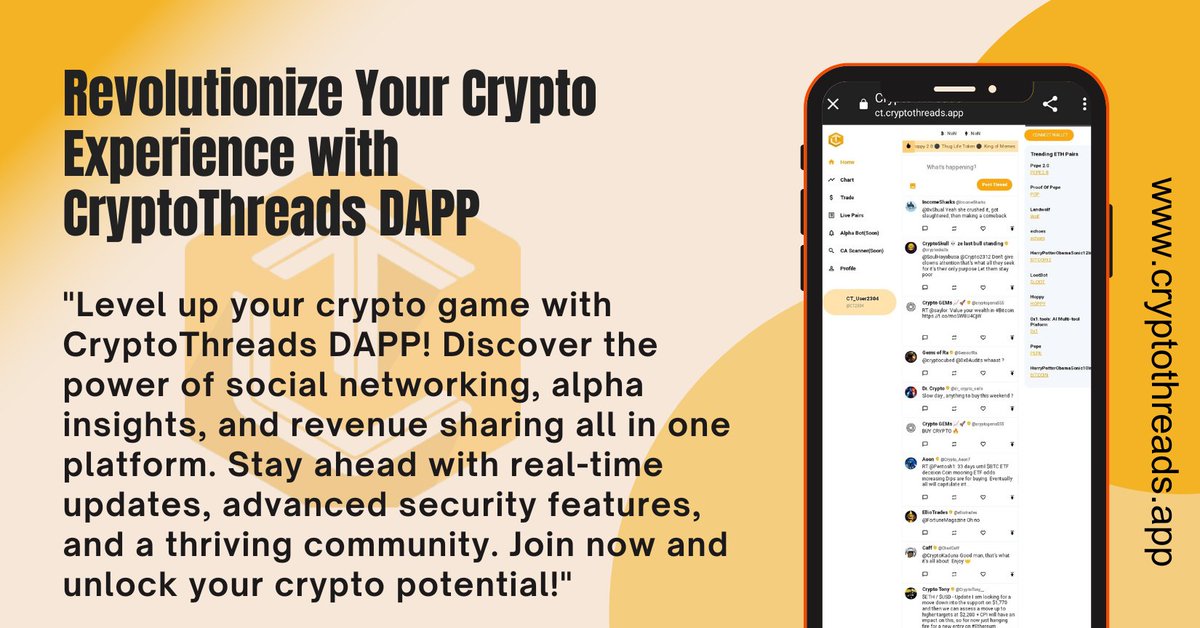 CryptoThreadsCT's tweet photo. What's Next?

Alpha Pairs! 🔥

Dev is in the final stage of Alpha Pairs - your companion for crypto trading 🙌

The Alpha bot will filter out all Live Pairs, display volume, scan contracts, conduct safety checks and weed out rugs, scams, honeypots, and other suspicious tokens.💎 https://t.co/jsnW5OwsJ9