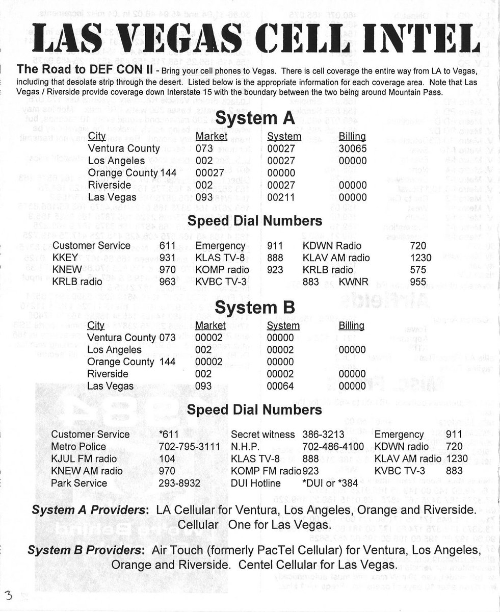 In honor of <a href="/defcon/">DEF CON</a>'s 31st birthday. I now present you the DEFCON 2 program in its entirety