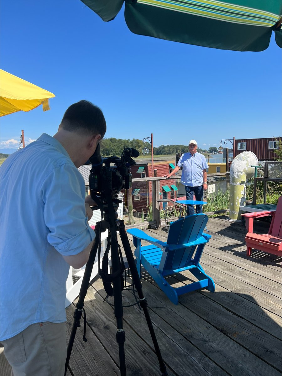 IanPatonDelta's tweet photo. On CTV News at 5pm tonight see the impacts of no Fraser River dredge $$ from this NDP Gov't. Floathomes tilting at low tide, Canadian SAR boat can't get out, and our commercial fishing boats are running aground. Steveston got funding, what about Ladner? @BruceRalston #BCPoli https://t.co/HpdiIKQIxs