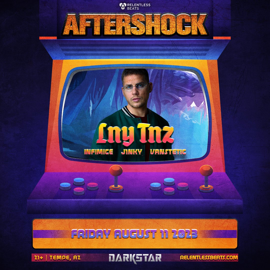 #SupportAnnounce- Catch <a href="/infimice/">INFIMICE</a>, <a href="/J1NKYBass/">J1NKY</a>, + Vanstetic shocking the speakers as they join <a href="/LNYTNZ/">LNY TNZ</a> at Darkstar NEXT FRIDAY 🔊💥 Tickets to catch the heat are available here: tixr.com/e/71310 🎟️