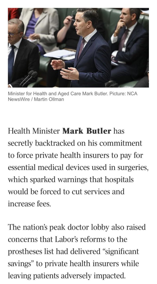 If true then the Federal Gov again fails to recognise that these decisions ultimately place more pressure on an already struggling public health system. #auspol