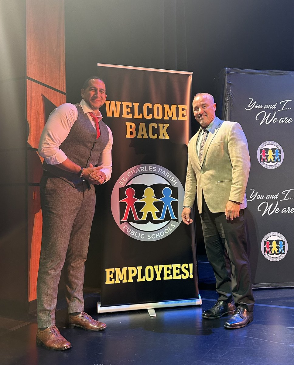 Ken_Oertling's tweet photo. What a way to start the 23/4 school year! 🎉🔥Thank you @Gian_Paul_G for inspiring our team to be “All In”  to accomplish our mission. 
The energy in the theatre was ⚡️ and exemplified our team’s motto: You and I…We Are SCPPS!  #ALLIN #ExpectExcellence💯 #RejectMediocrity✋ https://t.co/x6RaSKGg5r