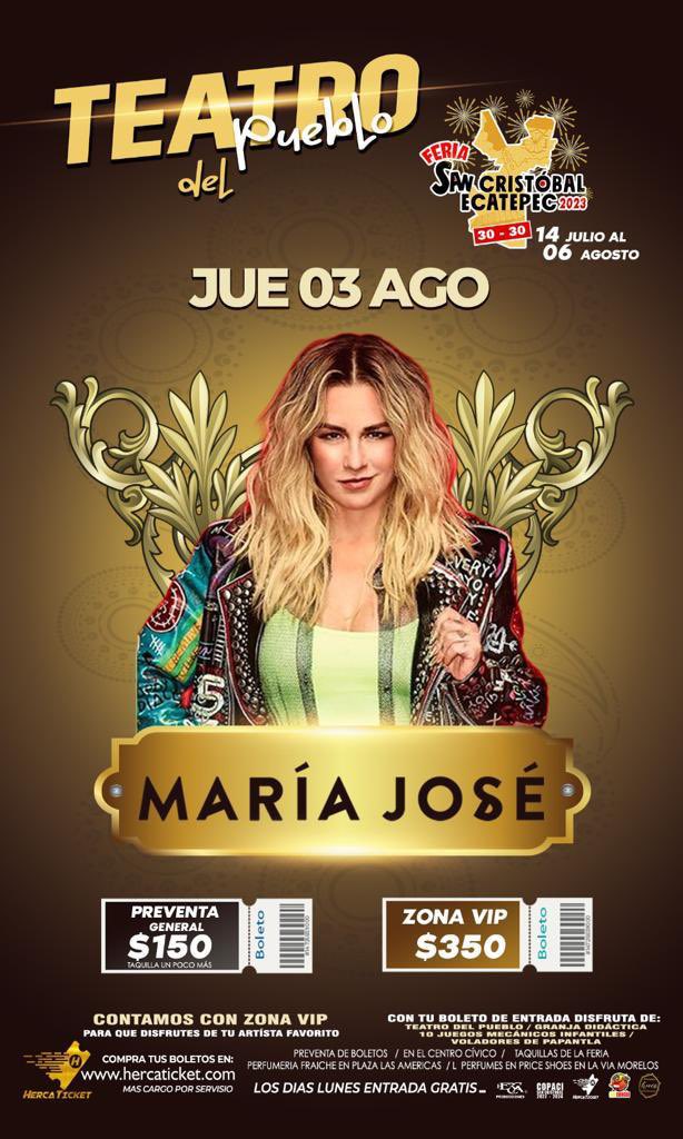 lajosa's tweet photo. ¡¡#JosaFamilia nos vemos este jueves en #Ecatepec!! ❤️😘#Libertad🕊️ Link de Compra👉🏻 https://t.co/9IpxUjC7h1 https://t.co/TO5XwqXo9M