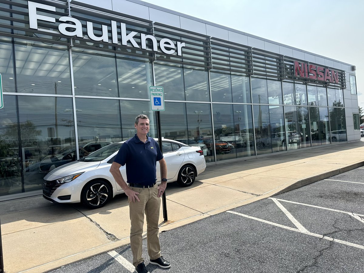 psargent's tweet photo. Today I started another chapter in life. I accepted a position in sales at Faulkner Nissan. Very different from education, but I am excited to be doing something new. So keep me in mind if you’re in the market for a car! https://t.co/wErXRY2H1e