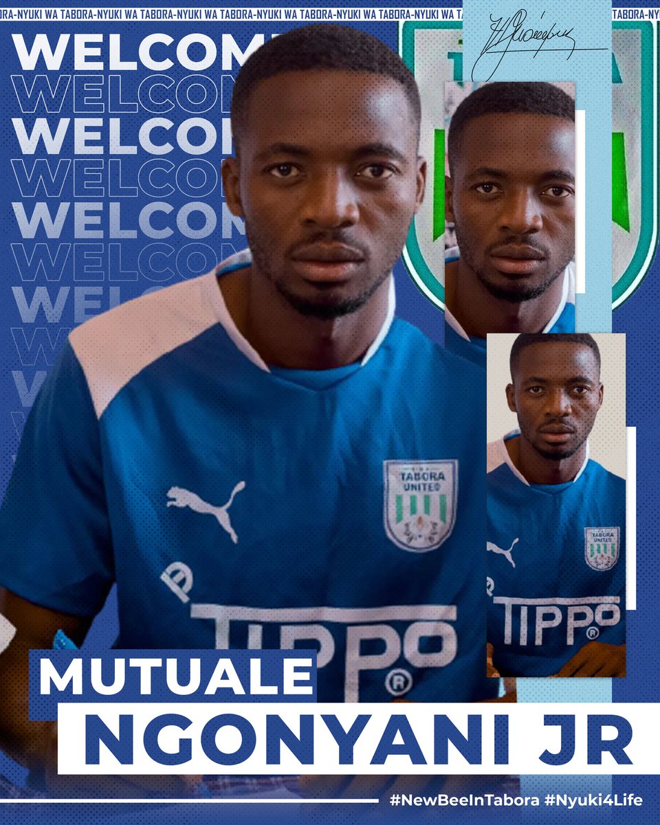 taboraunitedfc's tweet photo. #SignedSealed🔐

Nyuki wa Tabora tunayofuraha kuwataarifu kuwa tumemsajili Kiungo Mutuale Ngonyani kwa mkataba wa mwaka mmoja akitokea timu ya Meniema FC inayoshiriki Ligi Kuu ya nchini Congo.

Si Pré De La Tanzanie,  Mutuale🔥

#WeAreBees💙🤍 | #BeeVenom♌ | #NyukiWaTabora🐝™ https://t.co/k4w8JpqvBx