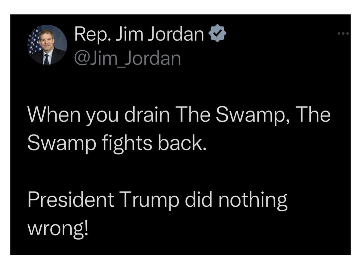 RealTamie's tweet photo. Rep. Jim Jordan, honey. 

Last time you declared someone “did nothing wrong,” underage wrestlers were  sexually abused. 

Maybe you should shut your mouth. 

Keep in mind the investigation is ongoing.

You should be worried because you’re next. https://t.co/XZRdWzpziV