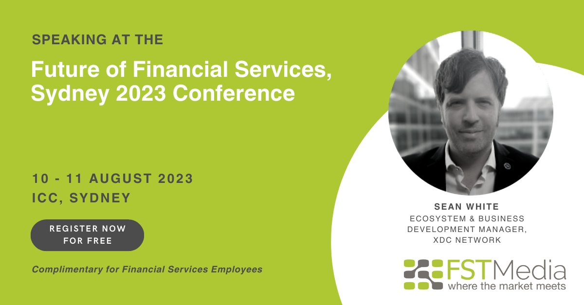 SeanoftheWeb3's tweet photo. Come join me at #FoFSSyd @ the ICC! Presenting "XDC Network: Your Digital Partner" Thursday, 10th August at 2:00pm
#ISO20022 #Payments #Trade #Finance #Stablecoin #DataNotPaper #XDCNetwork @XinFin_Official @FSTMedia @XDCTradeNetwork @XDCFoundation @BlockchainAUS @blockchain_apac https://t.co/SbjuMdp3NX