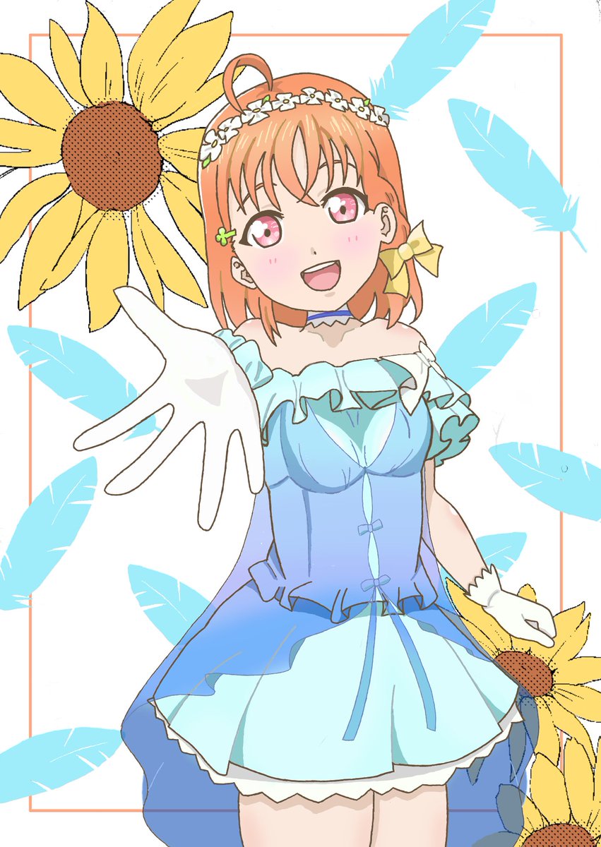 fragaeaka's tweet photo. 超遅刻したけど誕生日おめでとう！

 #高海千歌生誕祭2023 
#高海千歌誕生祭2023
#lovelive #Aqours https://t.co/TnHQeQYQKC