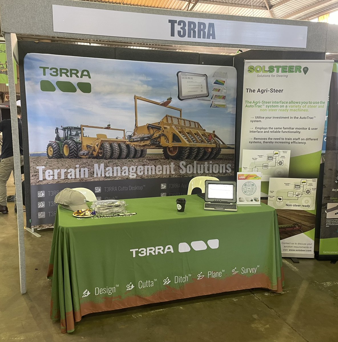 All set for the #cottontradeshow at the Toowoomba show grounds. Drop in and say hi 👋. @pts #T3RRA