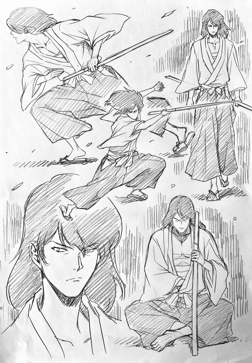 ラフ描き、L3、石川五ヱ門
