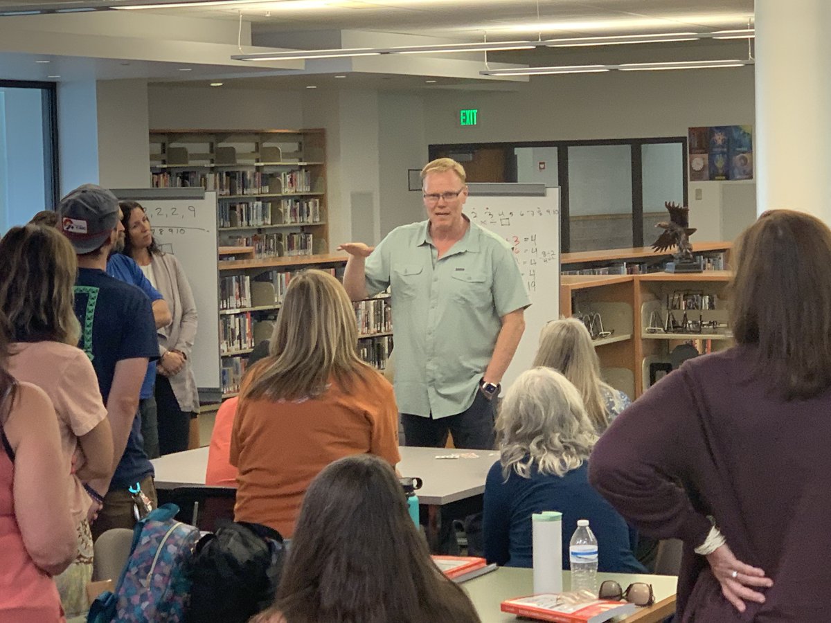 SVVSDMath's tweet image. We are fortunate to have @pgliljedahl facilitating teachers in experiencing a thinking classroom! How might these teaching practices create more access opportunities in your classroom? #TeachToREACH  @MrsLauer @StVrainOPD @SVPriorityPrgms