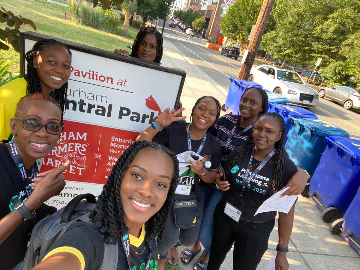 MLeeCain's tweet photo. Team #19 Central Park is a non-profit organization that manages and maintains the 5 acre green space in Durham, NC. @ParticipateLrng #UnitingOurWorld #PLOrientation2023 https://t.co/NzzmgrrUX6