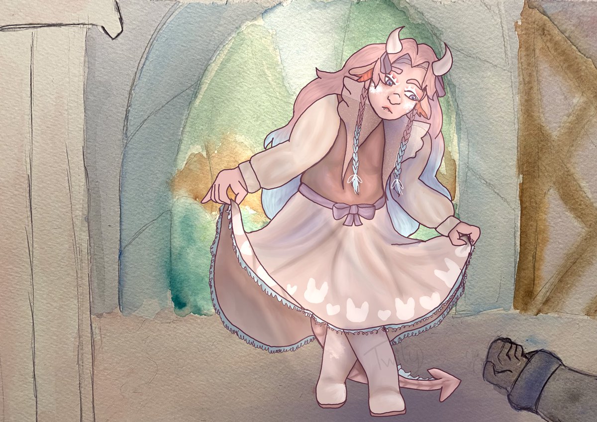twily_nights's tweet photo. @arwyn_art @queentwinkleto3 @Disteluria Posting my last few ArtFight attacks

Valentine @ArtLovesPaper 
Coreless @_Dovelyy 
Kaiumai @foxglovelullaby https://t.co/W98fQ1Blp4