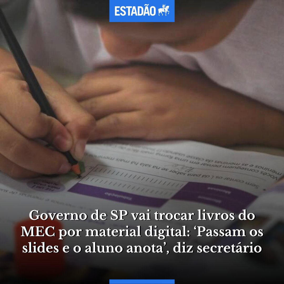 E se o material didático for em e-book melhor ainda, visto que a Multilaser tem tablet para vender. De repente, o Secretário Estadual de Educação de SP, consegue 'vencer' uma licitação, unindo, assim, o útil ao agradável.