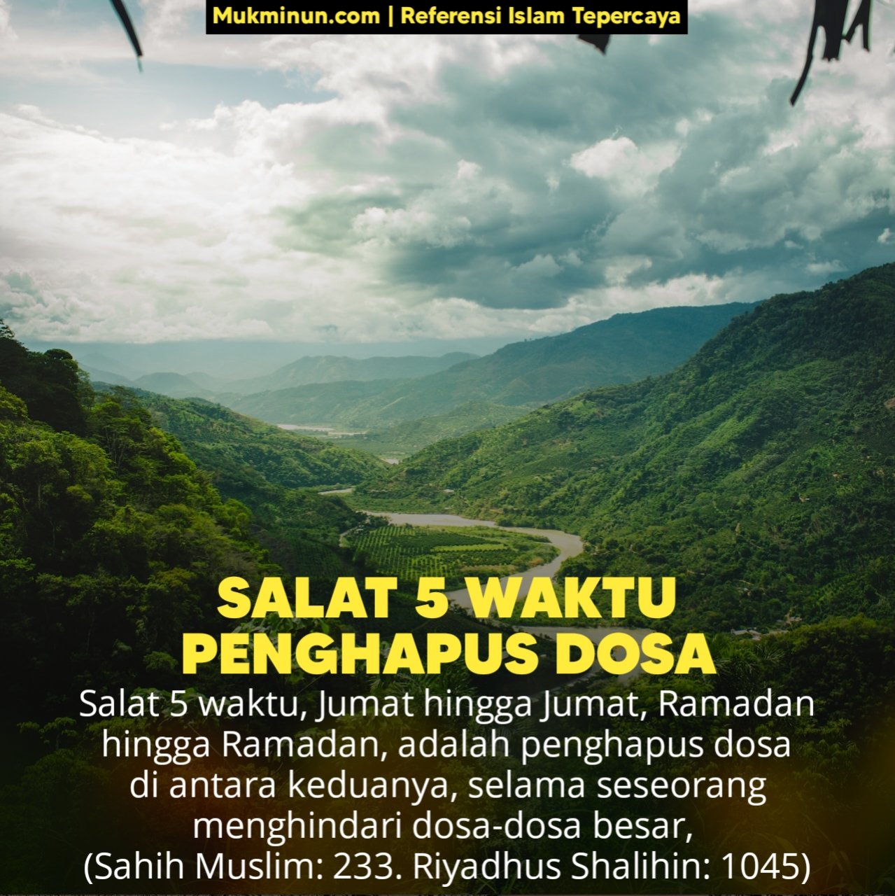 Sholat 5 waktu Jumat hingga Jumat menghapus dosa