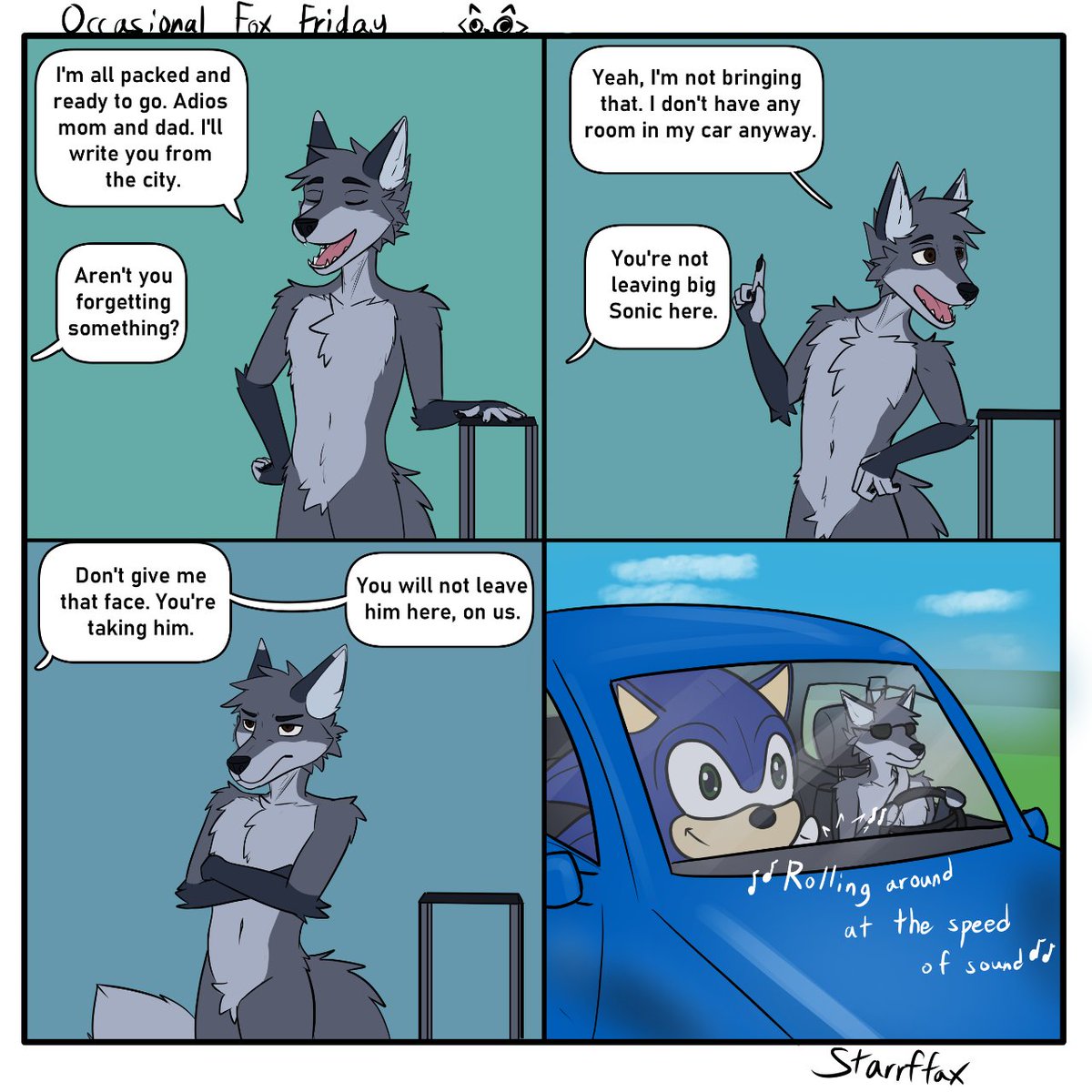 starrffax's tweet photo. One of my friends demanded I share this again without twitter links so here you go. Enjoy the big Sonic story again. https://t.co/s9zTOX8Tip