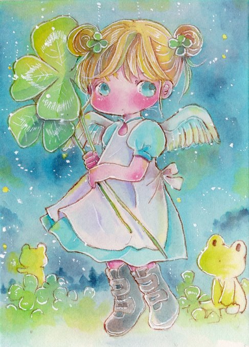 「clover standing」 illustration images(Latest)