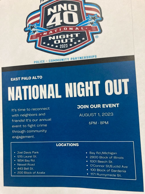 epaccm1's tweet photo. This is a day that's designed to encourage you to meet your neighbors and build a stronger, safer community. It's National Night Out! So, are you attending any community activities in your neighborhood this evening? https://t.co/O8vCbxrky1