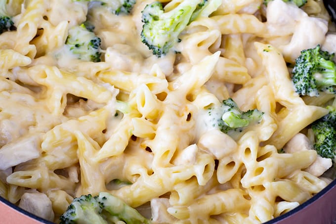 mindycancook's tweet photo. Alfredo Chicken Pasta & Broccoli Recipe ⇣ https://t.co/YhfSF2w87d Chicken, pasta, broccoli + your favorite jar sauce! This classic will be on the table in less than 30 minutes. #easyrecipes #pastarecipes #broccolipasta #alfredorecipes #dinnerrecipes https://t.co/ziUSuo04tu