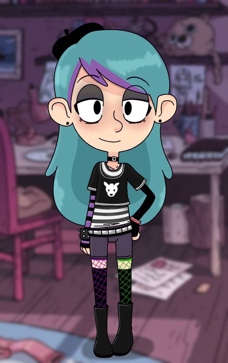 PuppetPina's tweet image. Hot Topic Flavored Hilda, commission