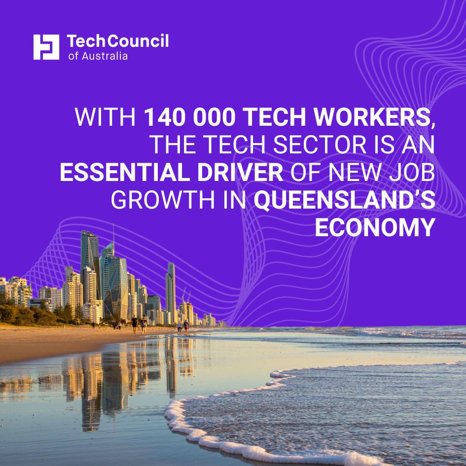 techcouncil_aus's tweet image. Tech is an essential driver of new job growth in Queensland’s economy!  Find out more about the opportunities available in the QLD’s current tech sector in our latest Tech Jobs Update! techcouncil.com.au/wp-content/upl… 
#techjobgrowth #techindustryQLD #techworkforce