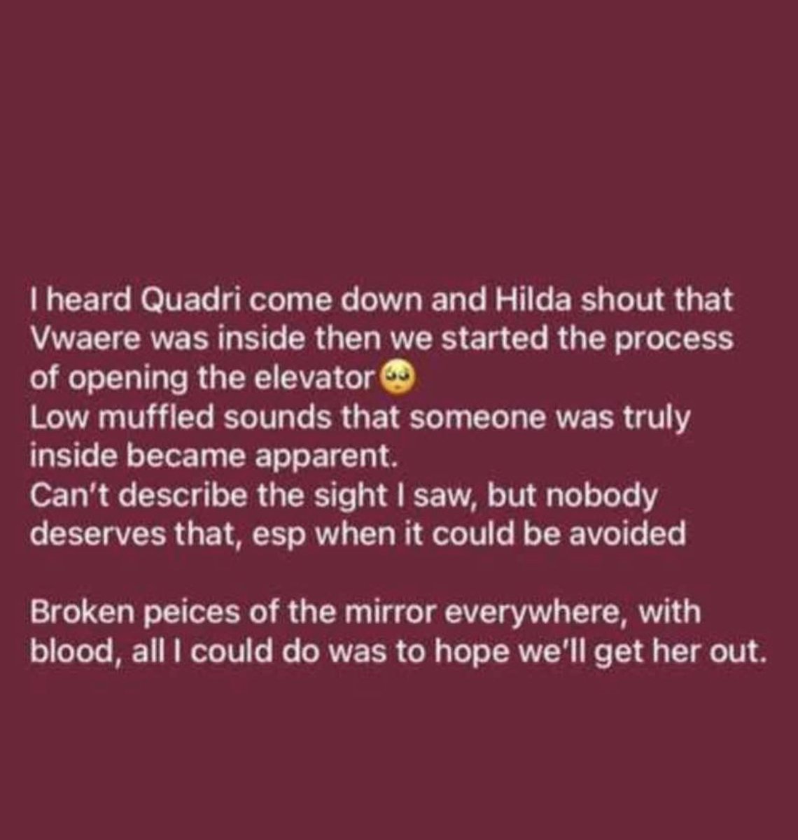 kiky_festus's tweet photo. Can you imagine💔💔 https://t.co/Fb4Ou4q5W5
