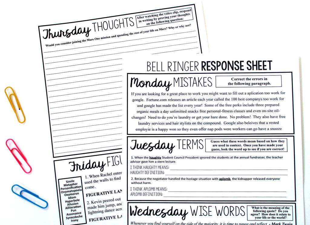 If you’ve ever considered getting bell-ringers for your classroom, now is the perfect time to do so…

TPT is having their site-wide back-to-school sale, which means that all of my bell-ringer volumes are 25% off when you use the code BTS23 at checkout. 

prestoplans.com/bell-ringers