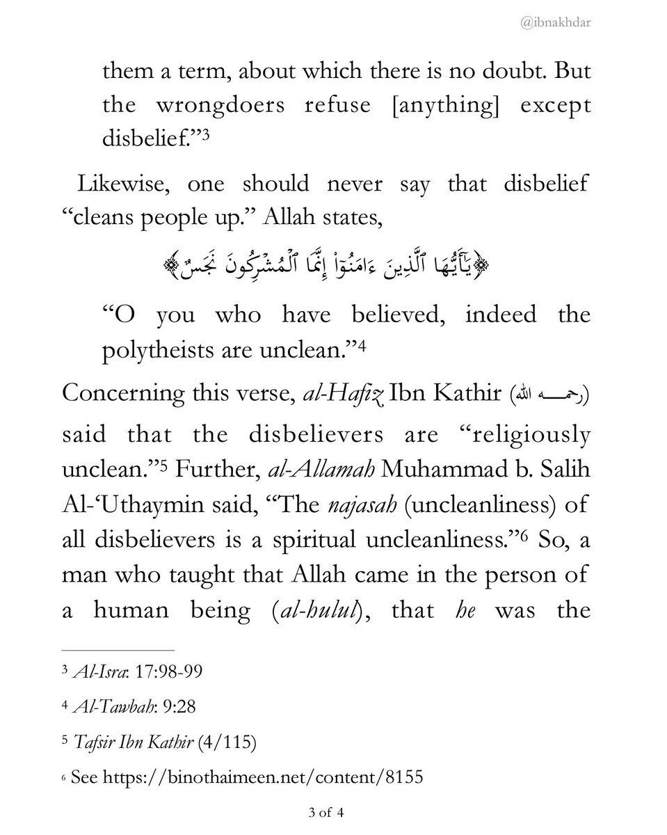IbnAkhdar's tweet photo. Dirtying Them Up by Abu al-Hasan Malik al-Akhdar https://t.co/9uxC5nGa3S