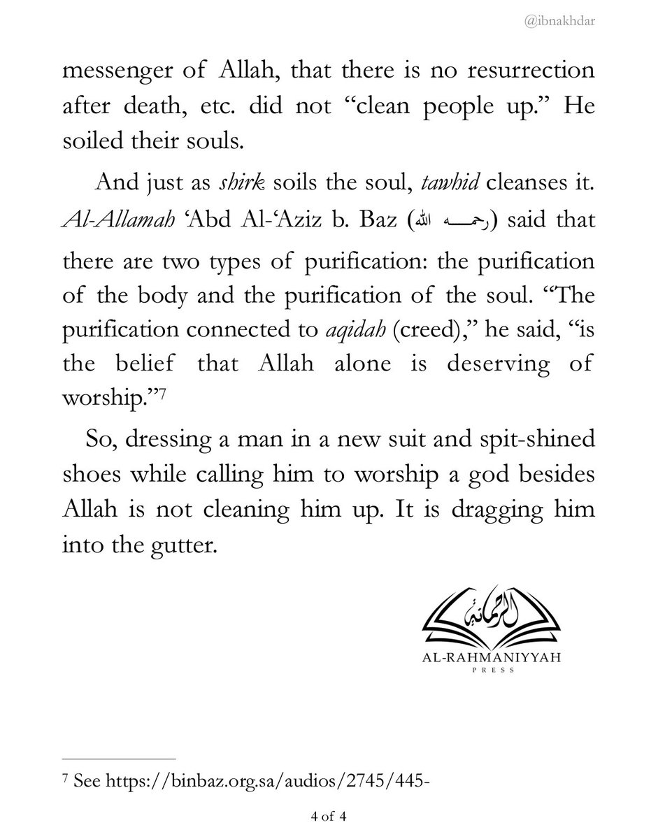 IbnAkhdar's tweet photo. Dirtying Them Up by Abu al-Hasan Malik al-Akhdar https://t.co/9uxC5nGa3S