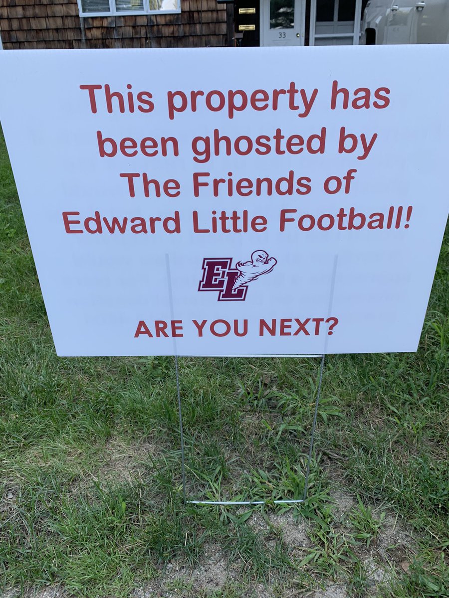 todd_sampson17's tweet photo. We got ghosted!! Who is next??? Great fundraiser for the Red Eddie Football Team @rickkramer72 https://t.co/reXsjHKzGo