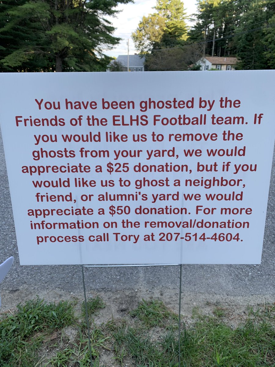 todd_sampson17's tweet photo. We got ghosted!! Who is next??? Great fundraiser for the Red Eddie Football Team @rickkramer72 https://t.co/reXsjHKzGo