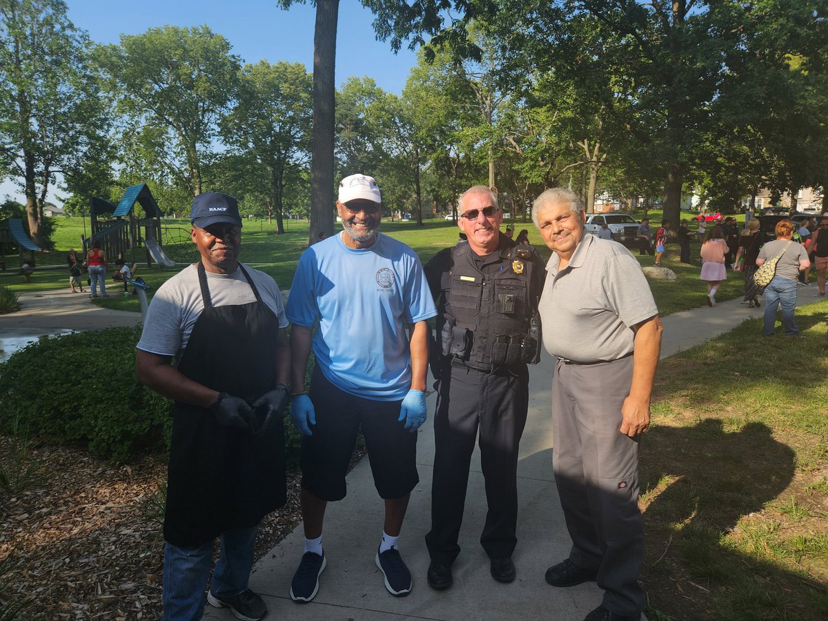 Great <a href="/OverlandPark_PD/">Overland Park Police</a> National Night Out <a href="/OfficialNNO/">National Night Out</a> with our <a href="/joconaacp/">Johnson County NAACP</a> partners.