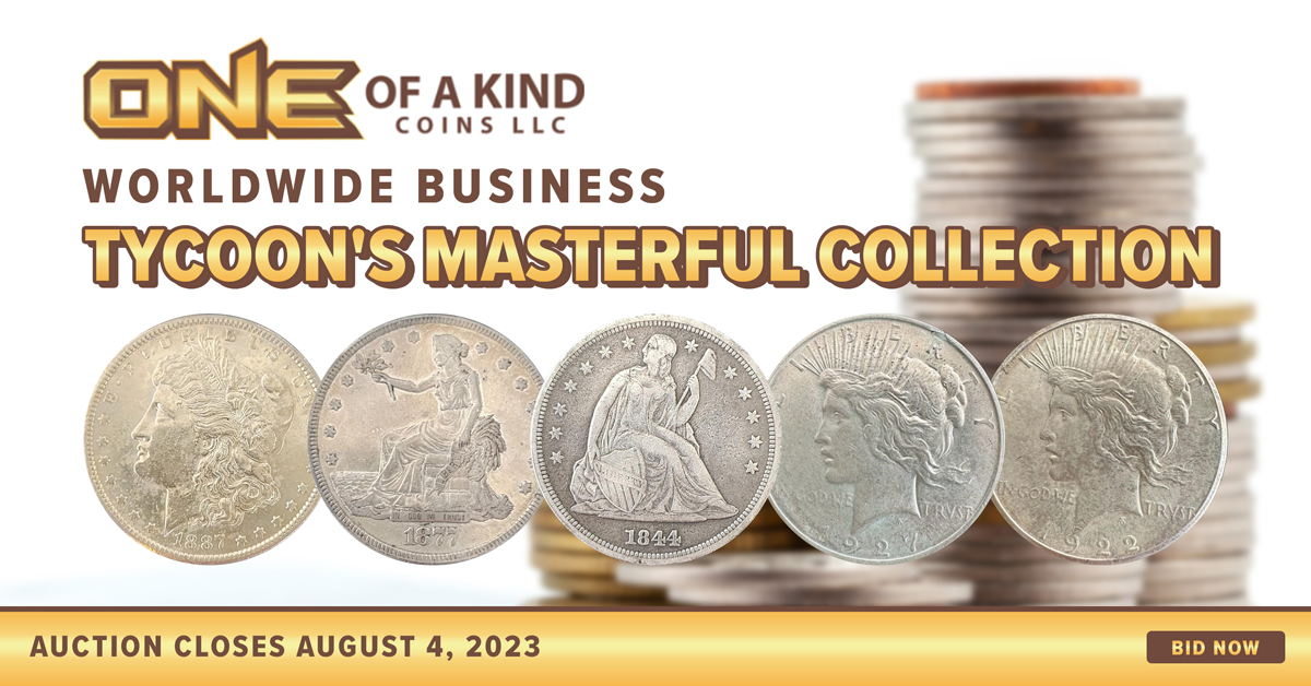 hibidauctions's tweet image. Worldwide Business Tycoon's Masterful Collection from One of a Kind Coins! This is an Online Only Auction - Ends: 8/4/2023

Bid Here: bit.ly/3OEO4De 👈

#HiBid #HiBidAuctions #CoinAuction #CoinCollection #Auction #Bid