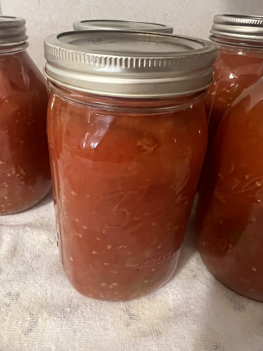 VictoriaPavon98's tweet photo. Did some canning/cooking with mom today! We turned our tomatoes into spaghetti sauce! 🍝
#SCEsummerfunbingo https://t.co/NN7v4tiHSl
