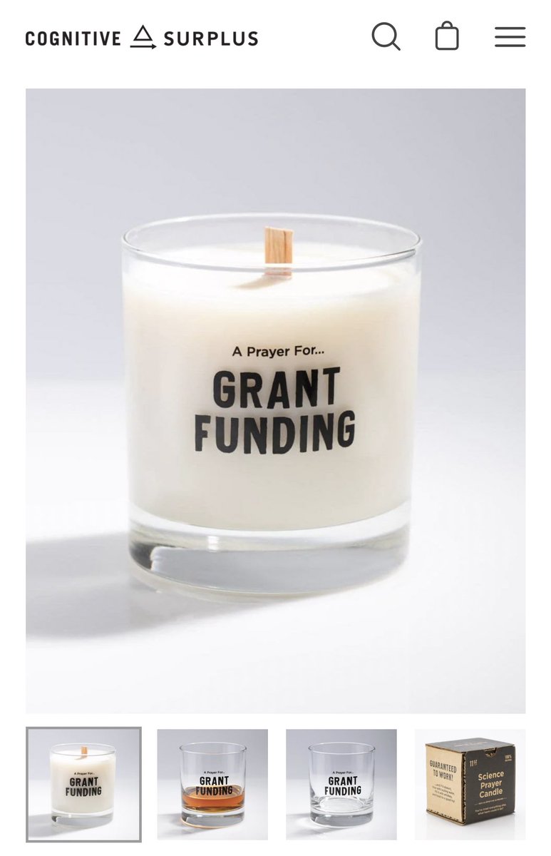 I need this. The candle. And the funding.