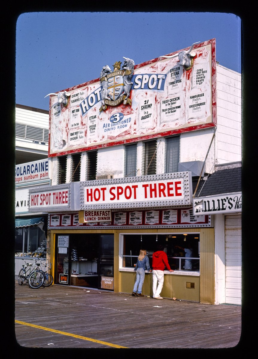 oldroadside's tweet image. boardwalk store food, wildwood, new jersey, 1978