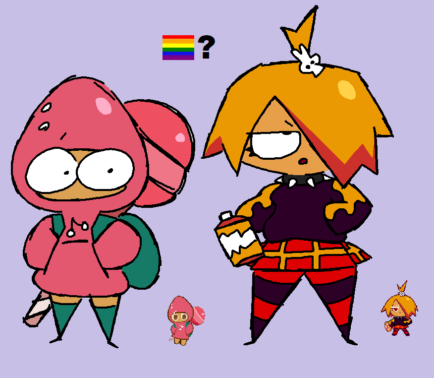 you ever just-
#cookierun #redraw #strawberrycookie #mustardcookie