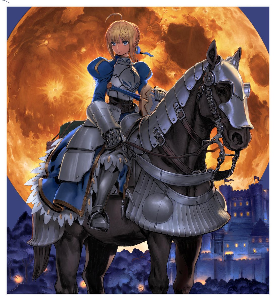 アルトリア・ペンドラゴン ,セイバー 「昔描いたやつ」|あきまんPLAMAX「GODZ ORDER」神翼騎士団のイラスト