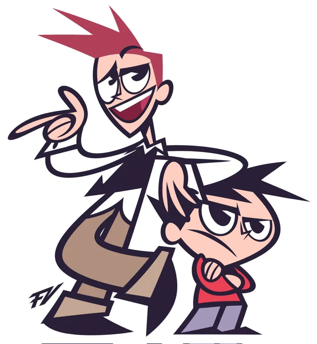 I just remembered that today was the anniversary of My life as a teenage Robot.  These are some old fanarts I made some time ago