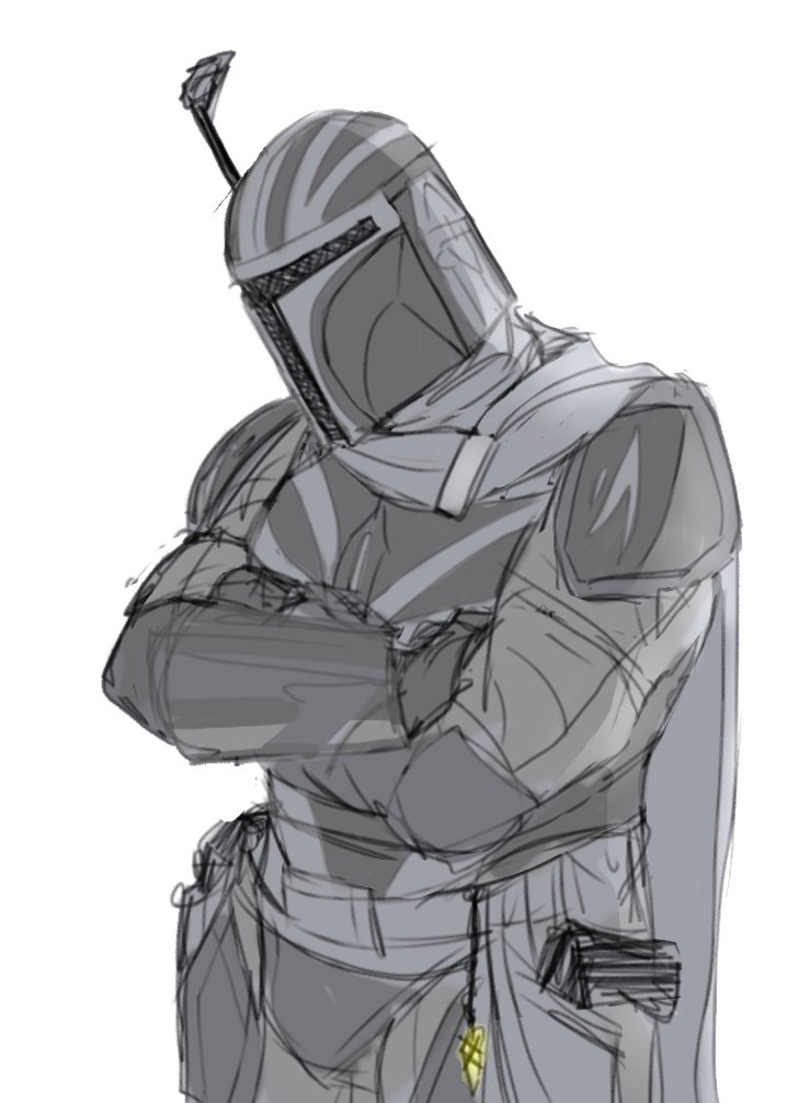B1ackh0rn's tweet photo. Another Mando character to my roster https://t.co/wEk1AK9G1h