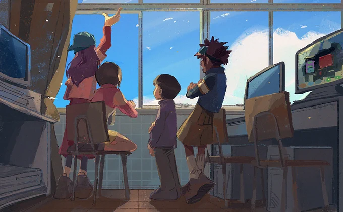 if u dont want to see me repost my old digimon fanart too bad u are getting it anyways