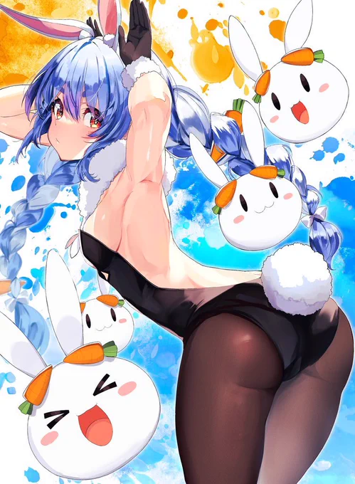 バニーは斜め後ろ姿が好きなのだ…ッ!!   #バニーの日