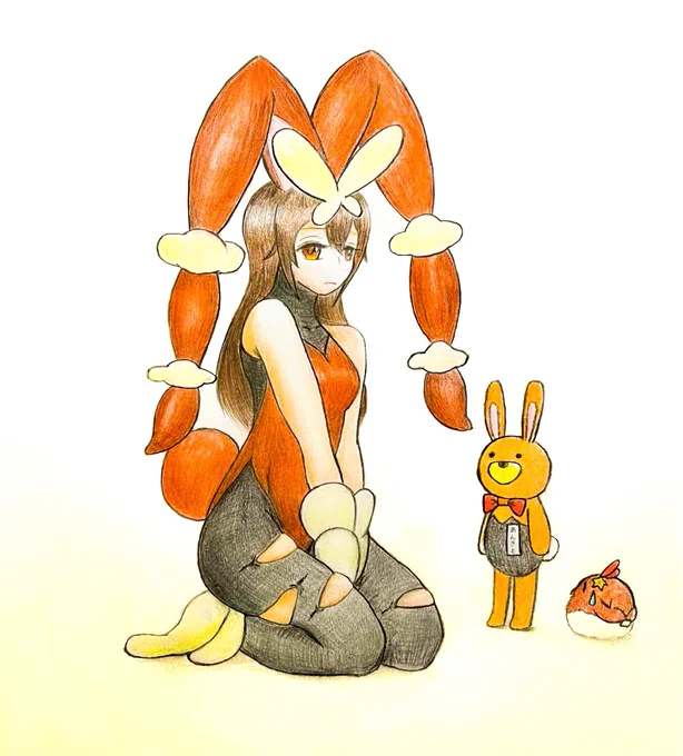ウチにはミミロップそらちゃんとメガミミロップそらちゃんしかいないよ #バニーの日