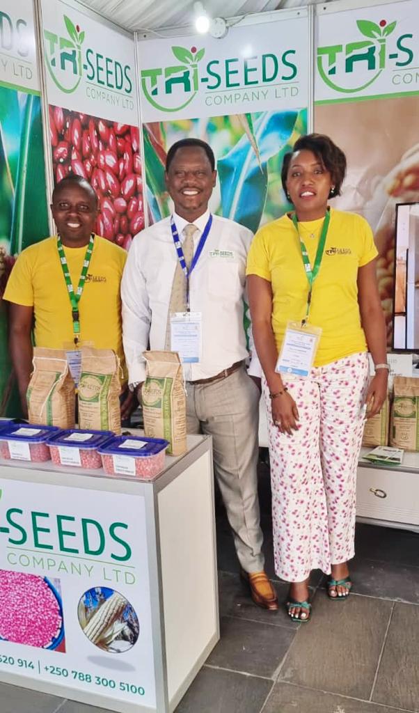 Germain2050's tweet photo. From 31st July-1st August I was  honoured to be an Exhibitor for @Triseeds1 at the 1st ever #Rwanda National Seed Congress 2023 with @RwandaAgri, @NSAR_Rwanda ,@SeedFed, @AFSTA_Seed, @Agriseeds_Group, @RDBrwanda, @FAORwanda, @RwandaAgriBoard, @RwandAgriExport, @PSF_Rwanda https://t.co/t6ugKwunqX