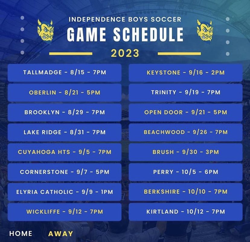 ‼️2023 Schedule‼️